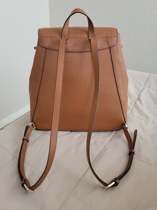 Kate Spade LARGE pebble leather backpack. EUC main image 9